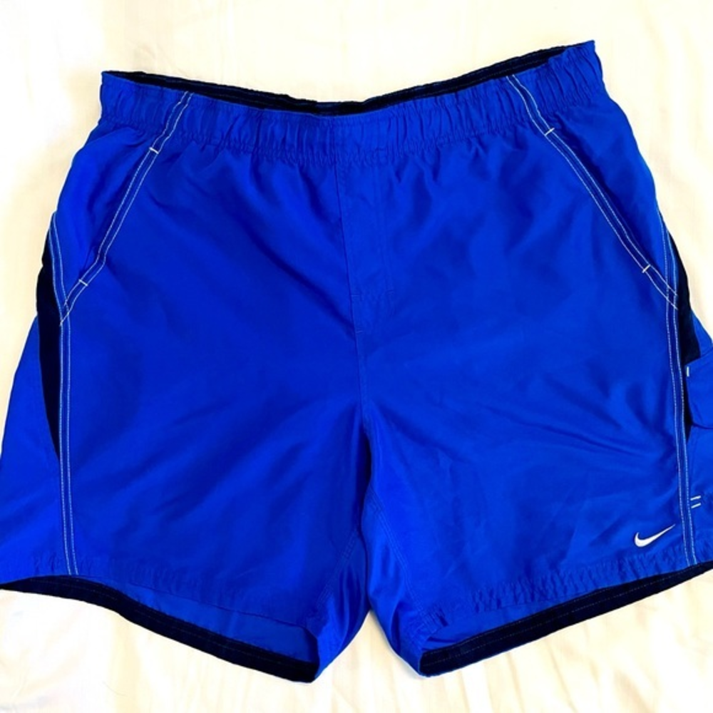 NIKE DRI-FIT MENS LINED SWIM SHORTS Sz XL EXCELLENT Trunks Beach‎ Shorts